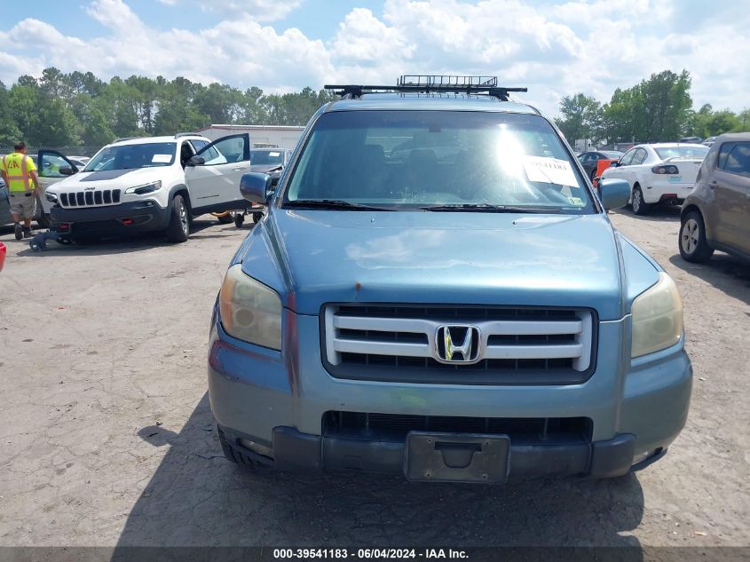 2006 Honda Pilot Ex-L VIN: 5FNYF18536B012578 Lot: 39541183