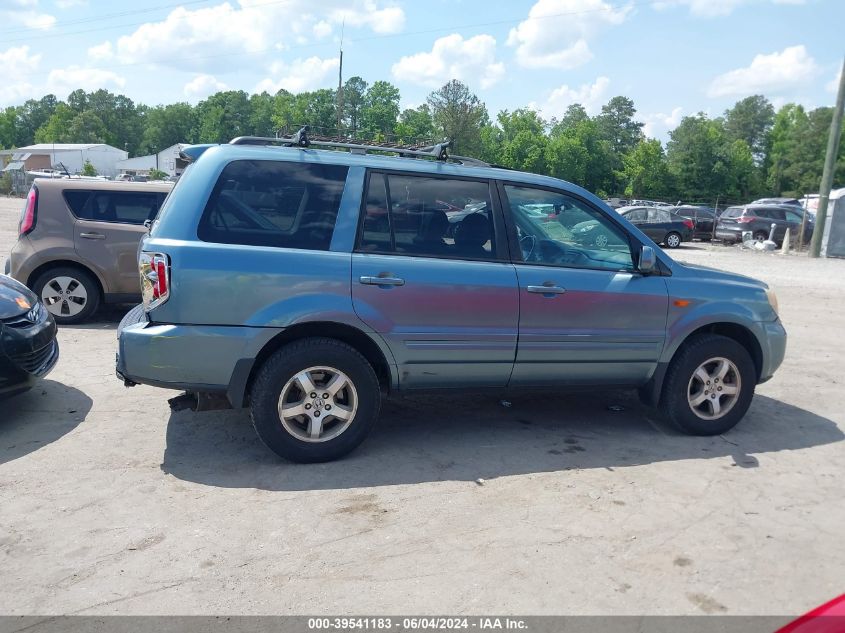 2006 Honda Pilot Ex-L VIN: 5FNYF18536B012578 Lot: 39541183