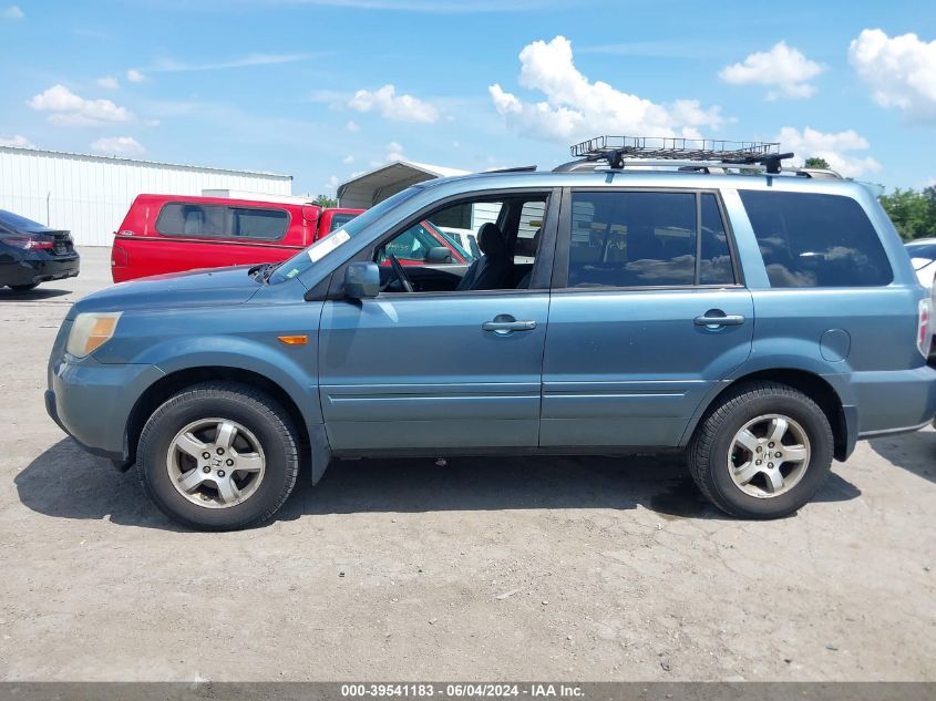 2006 Honda Pilot Ex-L VIN: 5FNYF18536B012578 Lot: 39541183