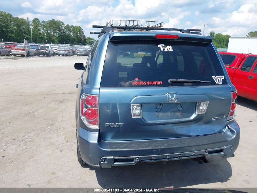 2006 Honda Pilot Ex-L VIN: 5FNYF18536B012578 Lot: 39541183