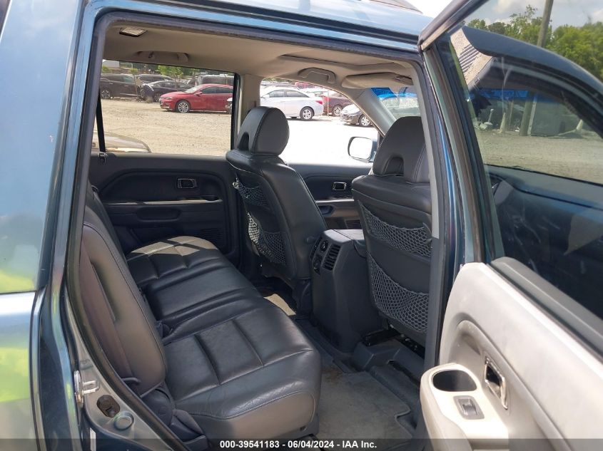 2006 Honda Pilot Ex-L VIN: 5FNYF18536B012578 Lot: 39541183