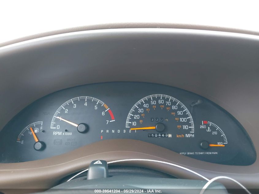 1999 Pontiac Grand Prix Gtp VIN: 1G2WR121XXF268996 Lot: 39541204