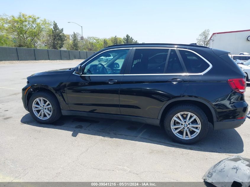 2015 BMW X5 xDrive35I VIN: 5UXKR0C53F0K55626 Lot: 39541215