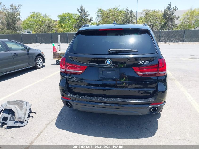 2015 BMW X5 xDrive35I VIN: 5UXKR0C53F0K55626 Lot: 39541215