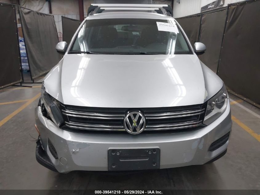 2013 Volkswagen Tiguan S VIN: WVGAV3AXXDW565938 Lot: 39541218