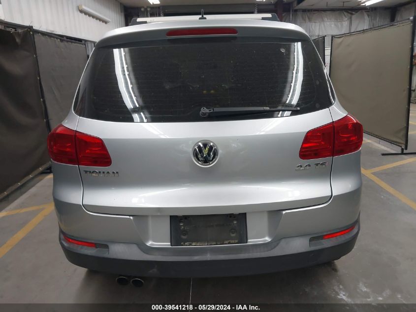 2013 Volkswagen Tiguan S VIN: WVGAV3AXXDW565938 Lot: 39541218