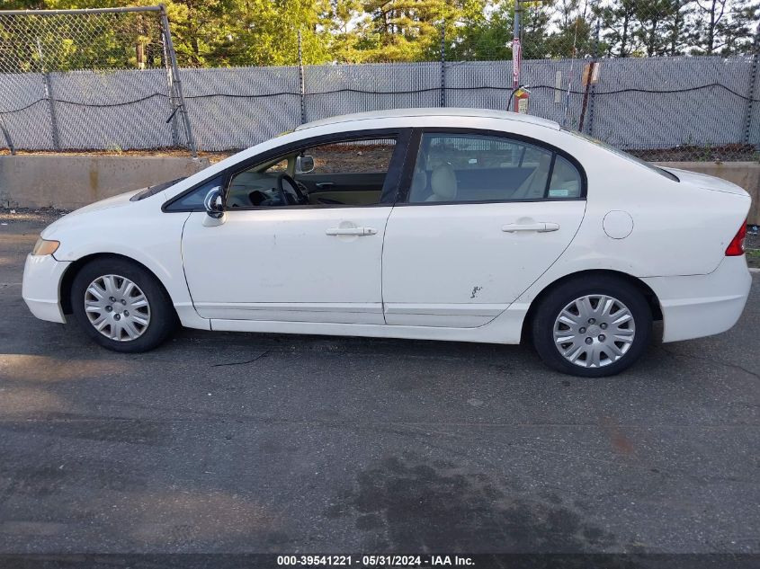 2008 Honda Civic Gx VIN: 1HGFA46598L000396 Lot: 39541221