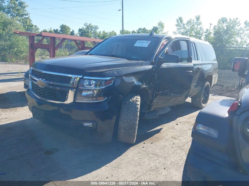 2015 Chevrolet Suburban K1500 Lt VIN: 1GNSKJKC8FR627556 Lot: 39541226