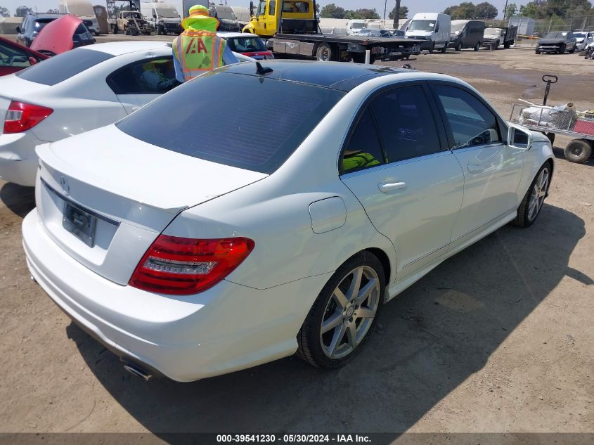 2013 Mercedes-Benz C 350 Sport VIN: WDDGF5HB0DA754442 Lot: 39541230