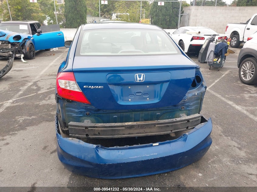 2012 Honda Civic Lx VIN: 19XFB2F54CE354876 Lot: 39541232