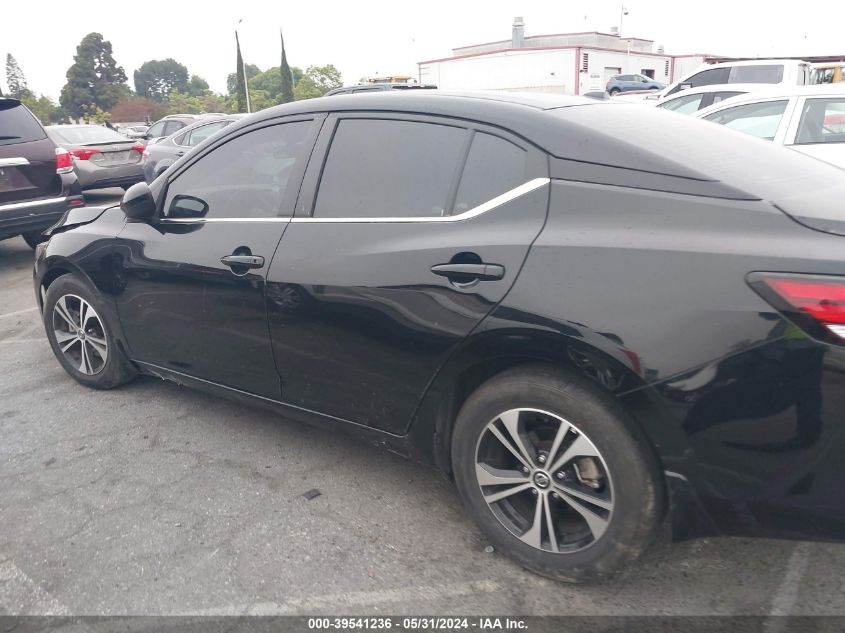 2022 Nissan Sentra Sv Xtronic Cvt VIN: 3N1AB8CVXNY233632 Lot: 39541236