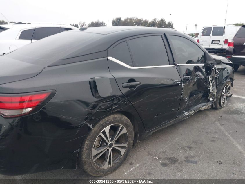 2022 Nissan Sentra Sv Xtronic Cvt VIN: 3N1AB8CVXNY233632 Lot: 39541236