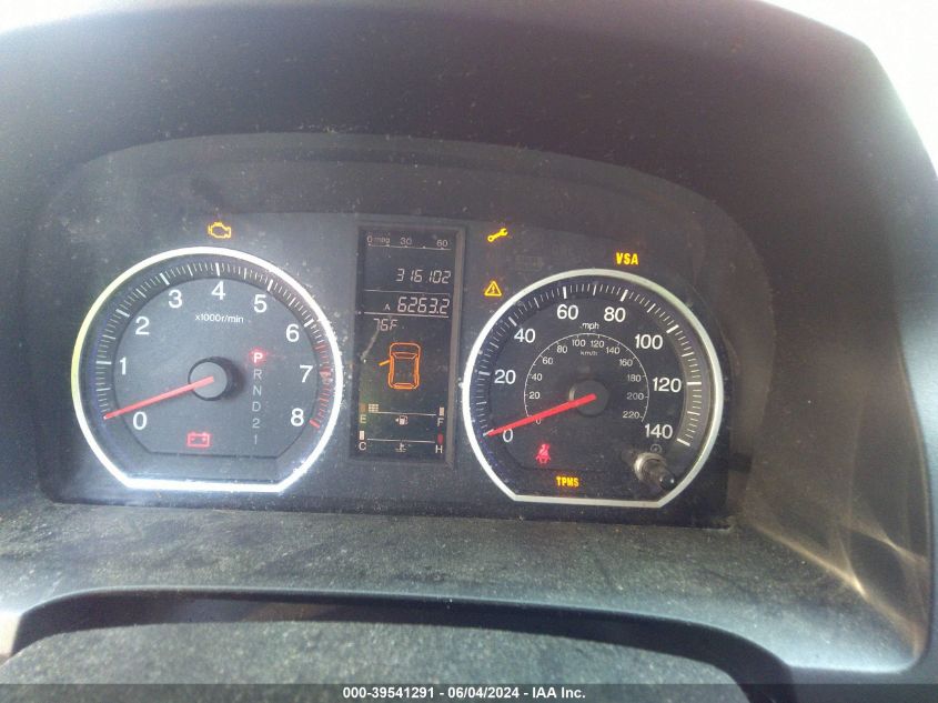 2009 Honda Cr-V Ex VIN: 5J6RE485X9L003641 Lot: 39541291