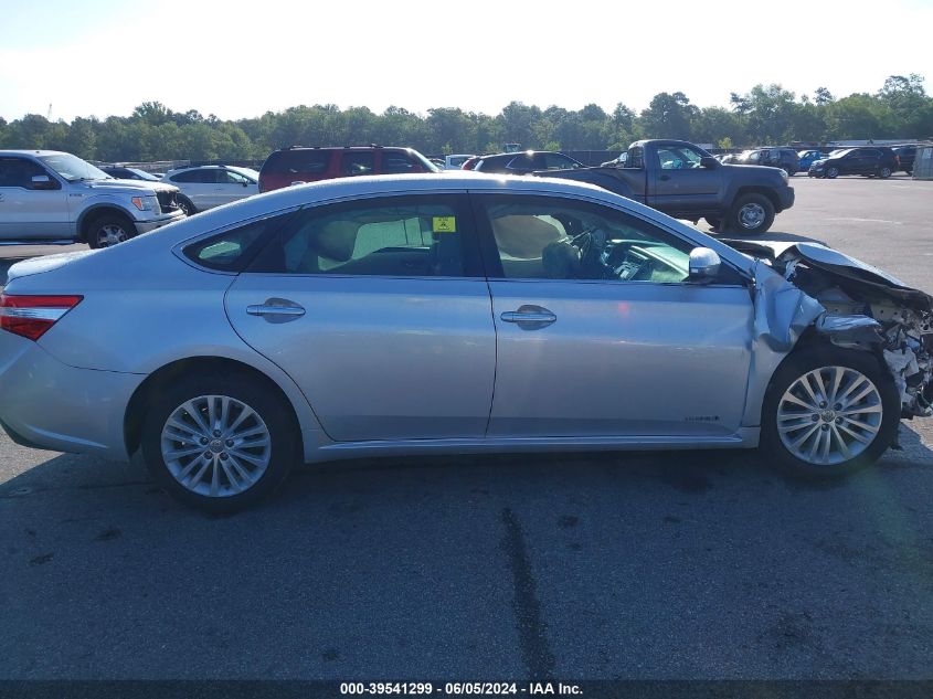 2014 Toyota Avalon Hybrid Xle Touring VIN: 4T1BD1EBXEU023035 Lot: 39541299