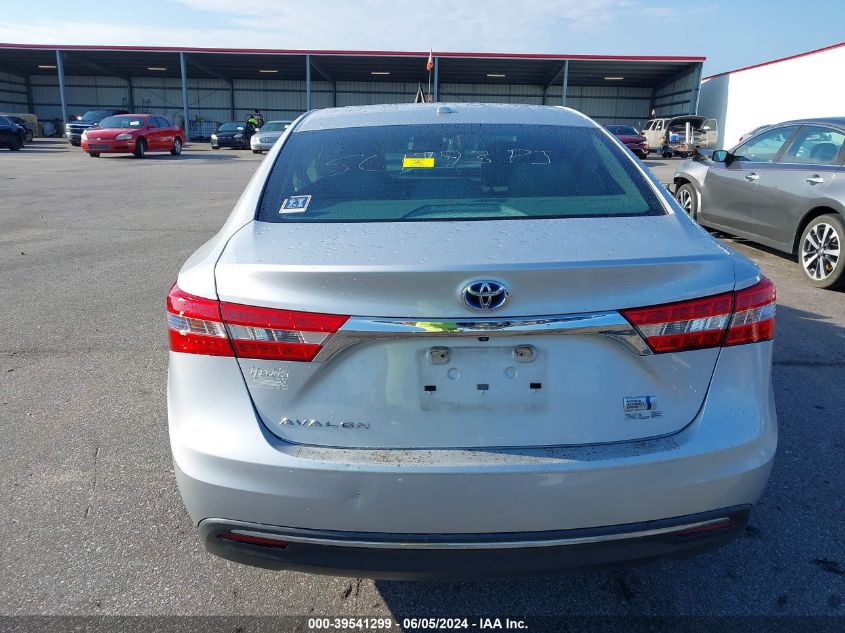 2014 Toyota Avalon Hybrid Xle Touring VIN: 4T1BD1EBXEU023035 Lot: 39541299