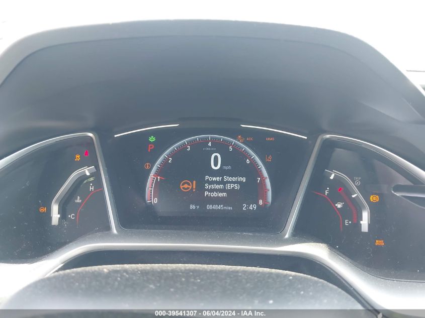 2019 Honda Civic Sport VIN: 2HGFC2F80KH577475 Lot: 39541307