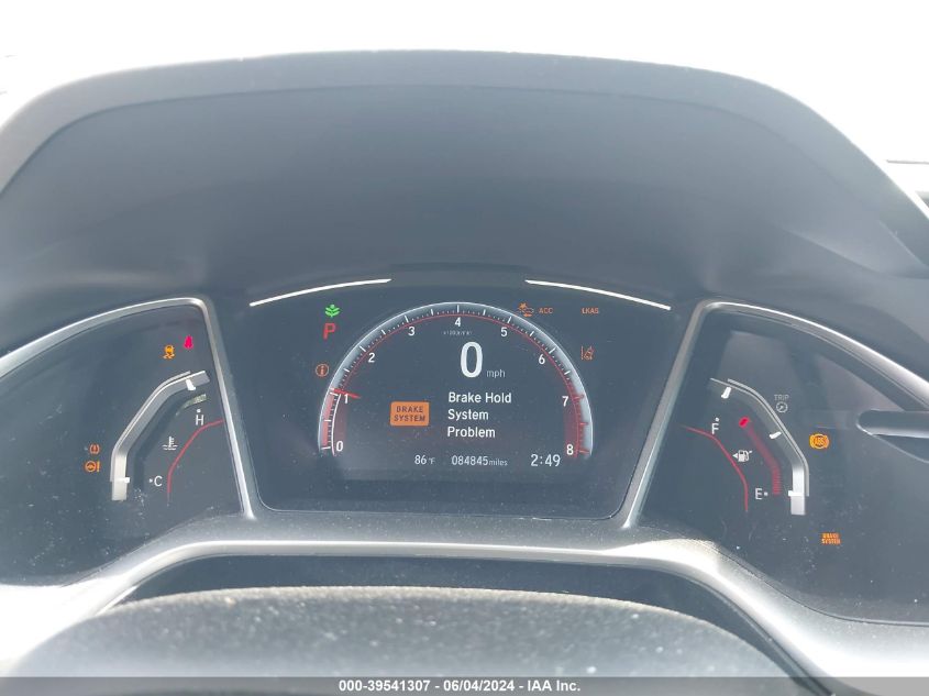 2019 Honda Civic Sport VIN: 2HGFC2F80KH577475 Lot: 39541307