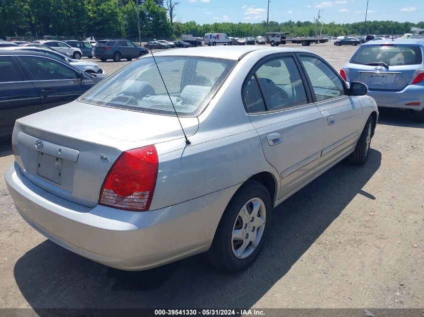 2004 Hyundai Elantra Gls/Gt VIN: KMHDN46D44U783077 Lot: 39541330