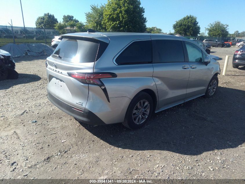 5TDYRKEC0NS125222 2022 Toyota Sienna Xle