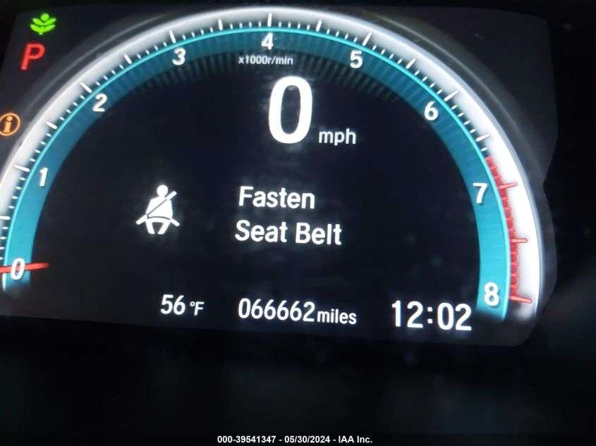 2019 Honda Civic Lx VIN: 2HGFC2F67KH580176 Lot: 39541347