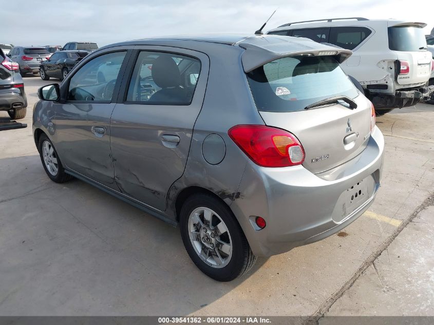 2015 Mitsubishi Mirage Es VIN: ML32A4HJ7FH038719 Lot: 39541362