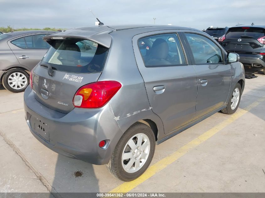 2015 Mitsubishi Mirage Es VIN: ML32A4HJ7FH038719 Lot: 39541362