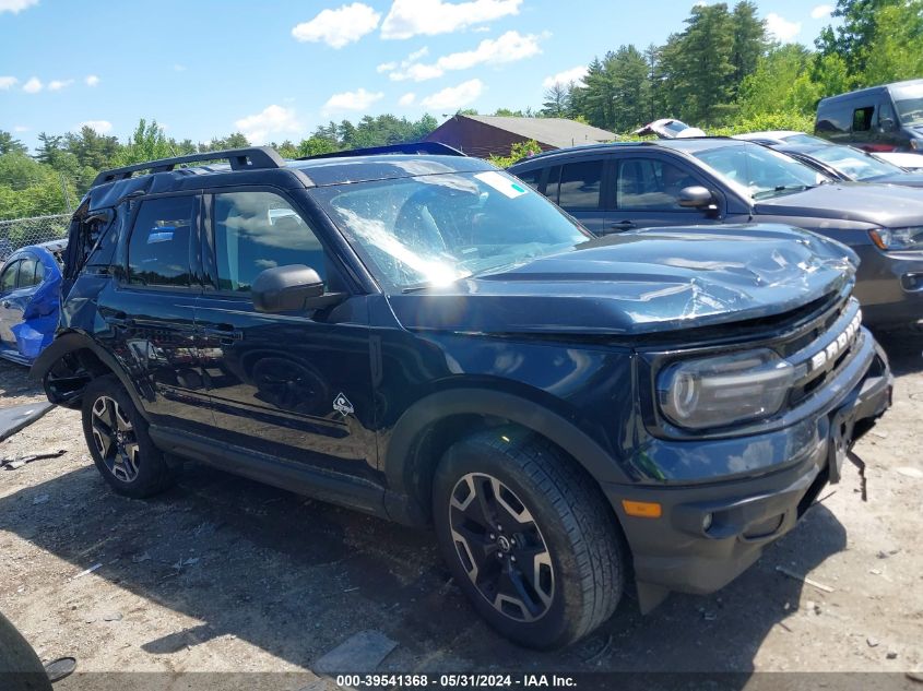 2022 Ford Bronco Sport Outer Banks VIN: 3FMCR9C63NRD07138 Lot: 39541368