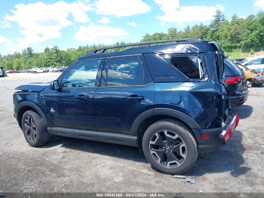 2022 Ford Bronco Sport Outer Banks VIN: 3FMCR9C63NRD07138 Lot: 39541368