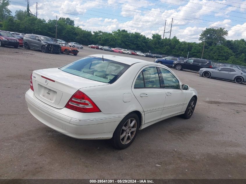 WDBRF54JX7F866557 | 2007 MERCEDES-BENZ C 280