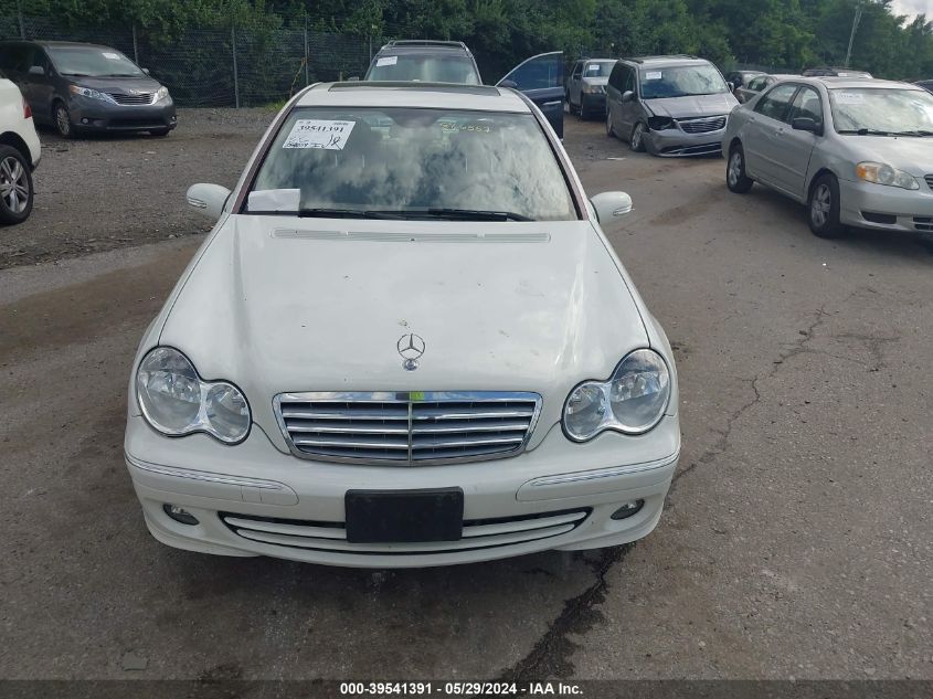 WDBRF54JX7F866557 | 2007 MERCEDES-BENZ C 280