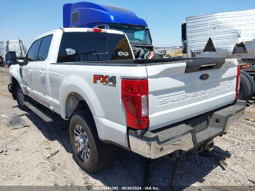 2021 Ford F-250 Lariat VIN: 1FT8W2BT2MED91200 Lot: 39541392