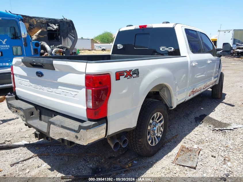 2021 Ford F-250 Lariat VIN: 1FT8W2BT2MED91200 Lot: 39541392