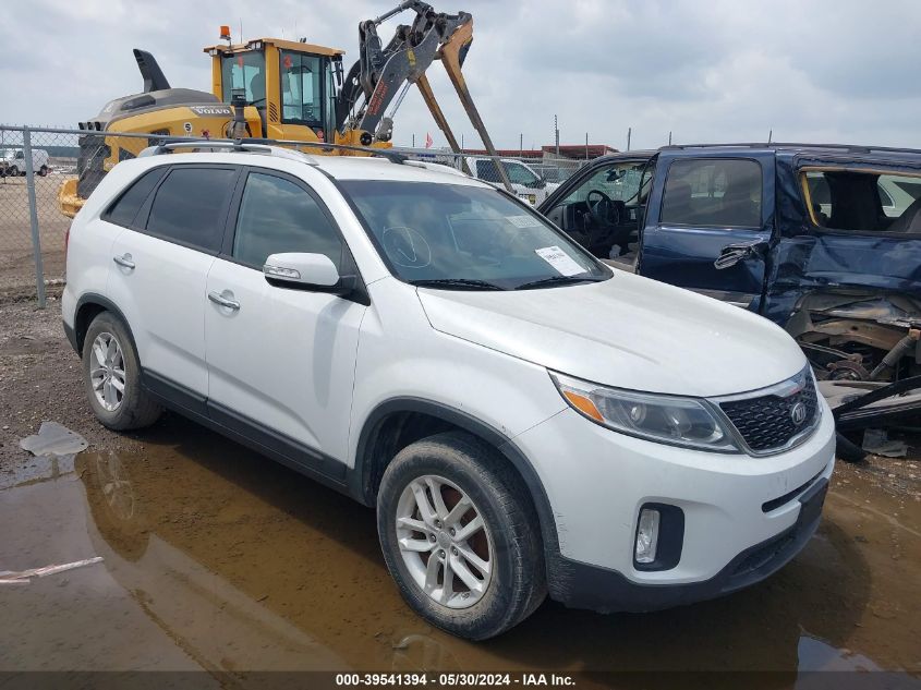 2014 Kia Sorento Lx VIN: 5XYKT4A66EG489693 Lot: 39541394