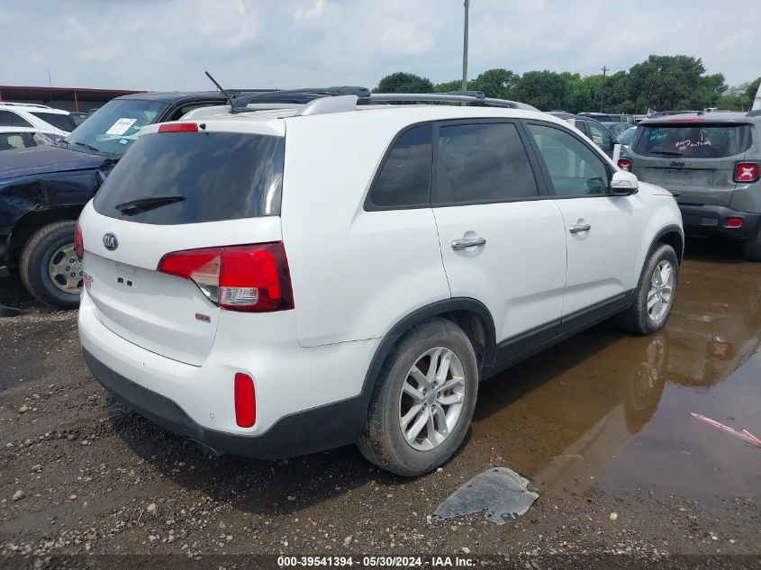 2014 Kia Sorento Lx VIN: 5XYKT4A66EG489693 Lot: 39541394