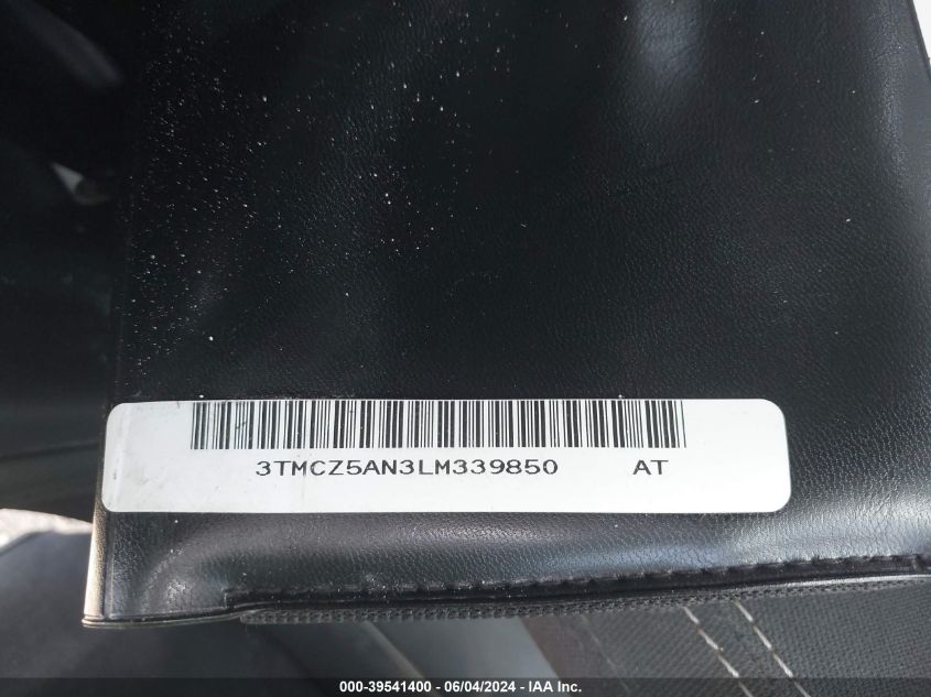 2020 Toyota Tacoma Trd Sport VIN: 3TMCZ5AN3LM339850 Lot: 39541400