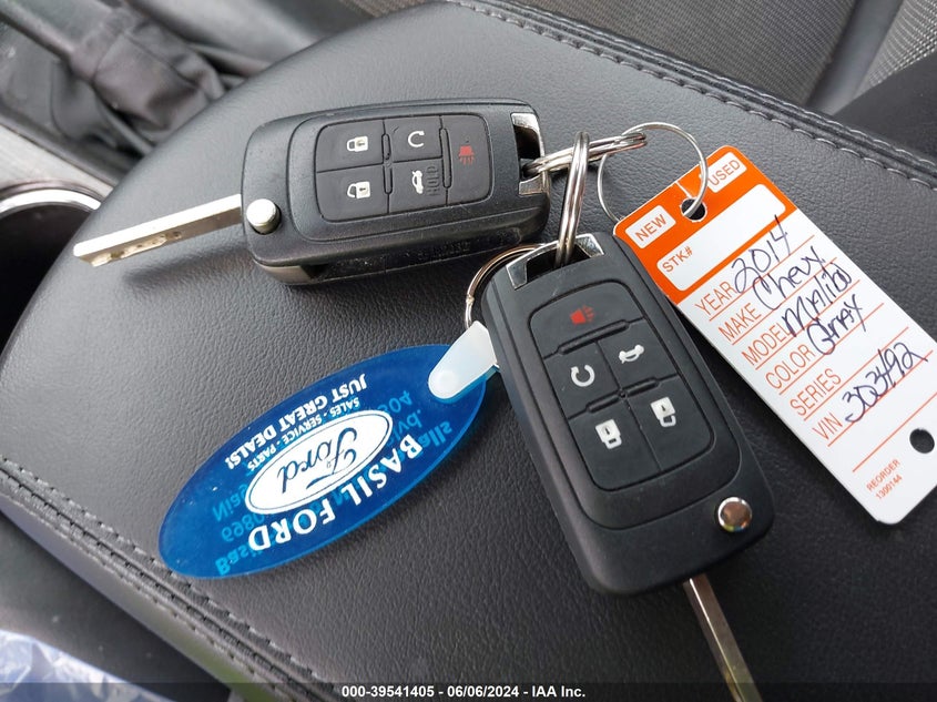 2014 Chevrolet Malibu 1Lt VIN: 1G11C5SL8EF303492 Lot: 39541405