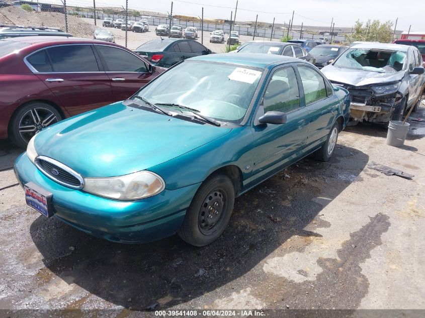 1998 Ford Contour Lx VIN: 1FAFP6633WK304162 Lot: 39541408