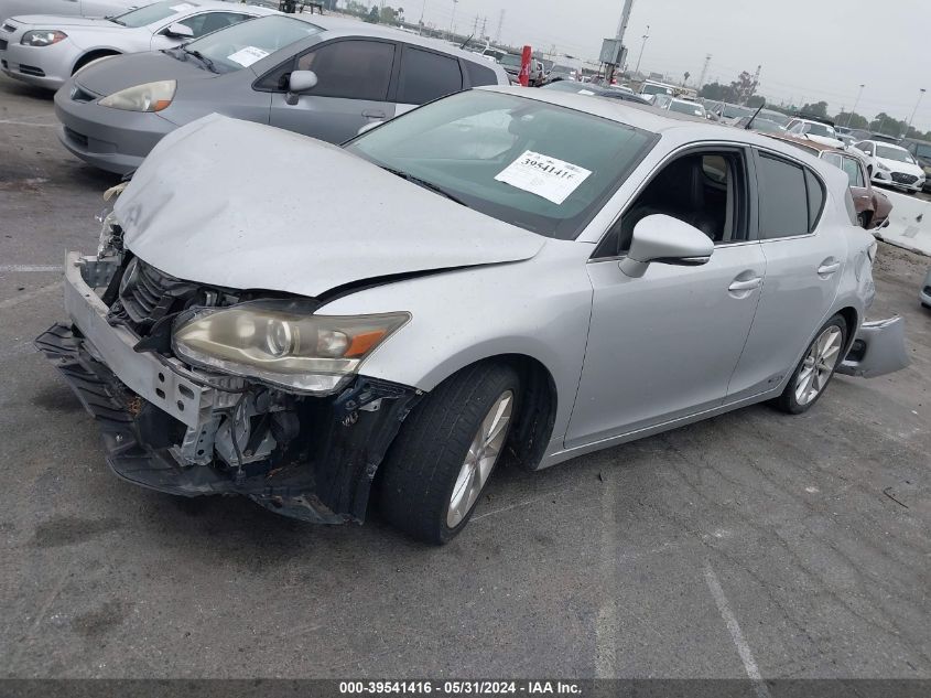 2012 Lexus Ct 200H Premium VIN: JTHKD5BHXC2120831 Lot: 39541416