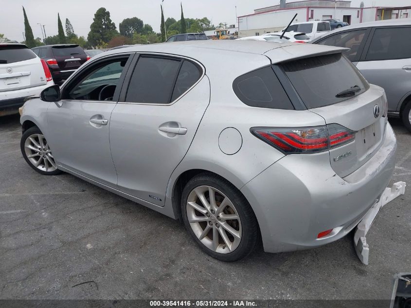 2012 Lexus Ct 200H Premium VIN: JTHKD5BHXC2120831 Lot: 39541416