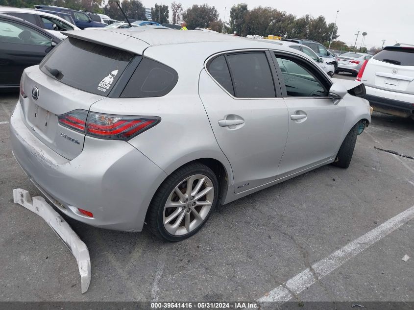 2012 Lexus Ct 200H Premium VIN: JTHKD5BHXC2120831 Lot: 39541416