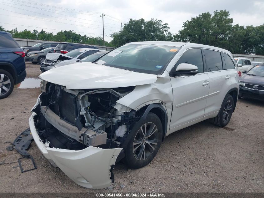 2017 TOYOTA HIGHLANDER LE PLUS - 5TDZZRFH7HS203507