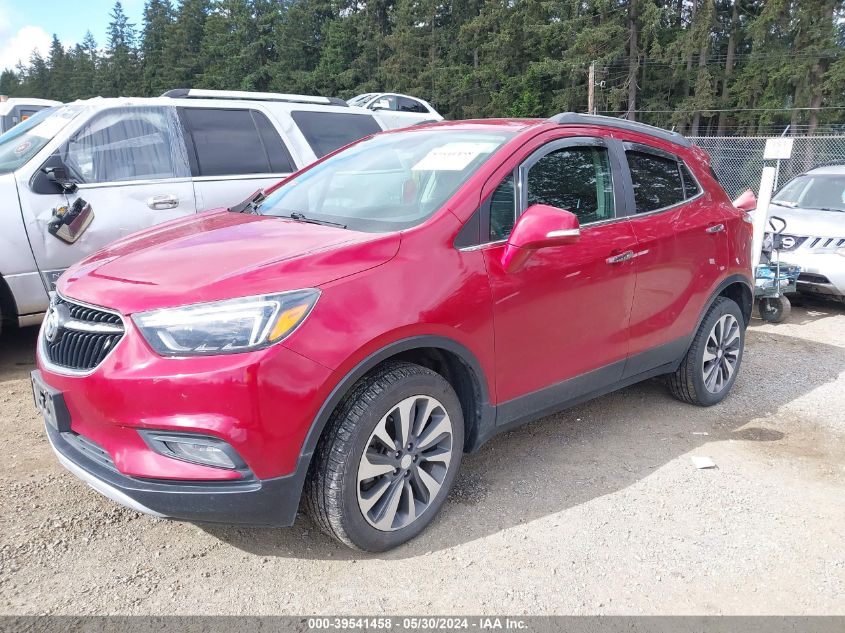 2018 Buick Encore Essence VIN: KL4CJGSB2JB629602 Lot: 39541458