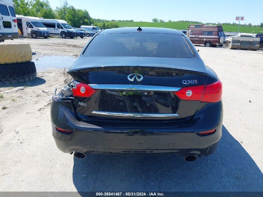 2016 Infiniti Q50 3.0T Premium/3.0T Sport VIN: JN1EV7AR3GM346871 Lot: 39541467