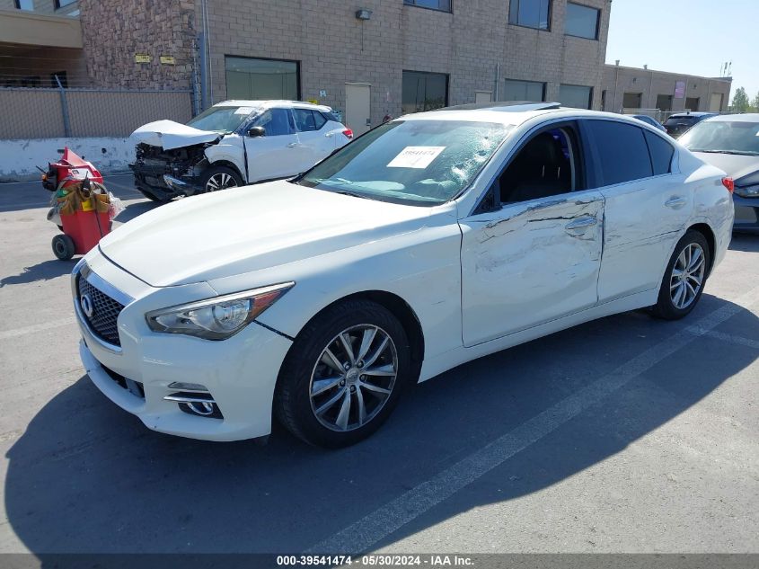 2017 Infiniti Q50 2.0T Base VIN: JN1CV7AP5HM642644 Lot: 39541474