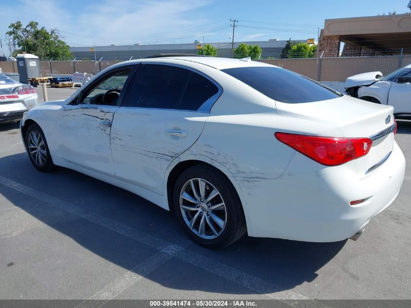 2017 Infiniti Q50 2.0T Base VIN: JN1CV7AP5HM642644 Lot: 39541474