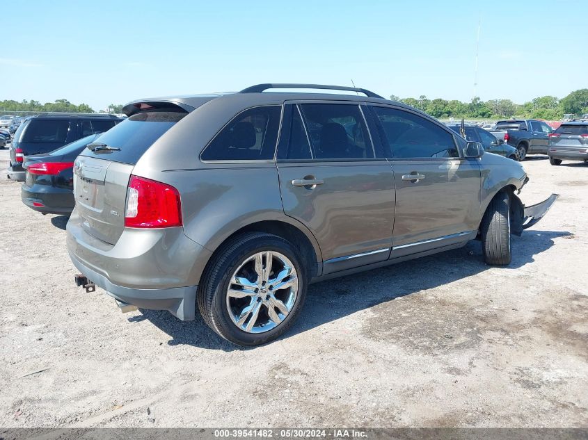 2013 Ford Edge Sel VIN: 2FMDK3JC4DBA72874 Lot: 39541482