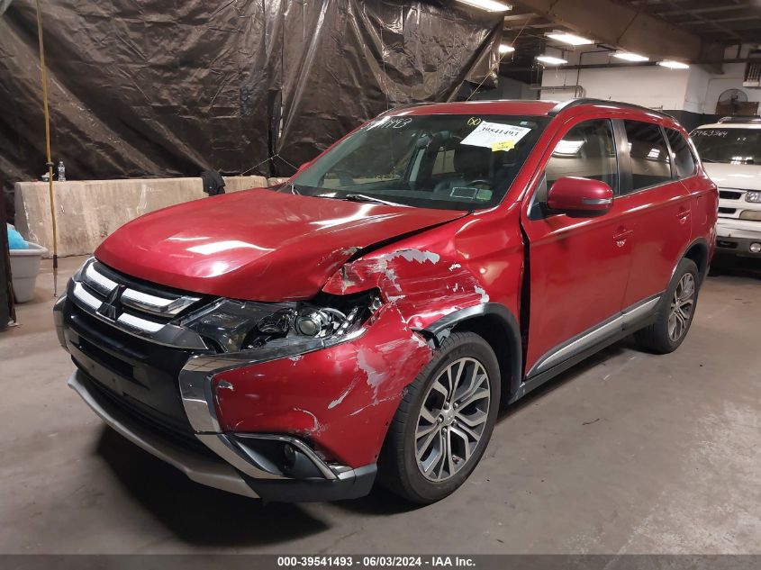 2016 Mitsubishi Outlander Sel VIN: JA4AZ3A32GZ054212 Lot: 39541493