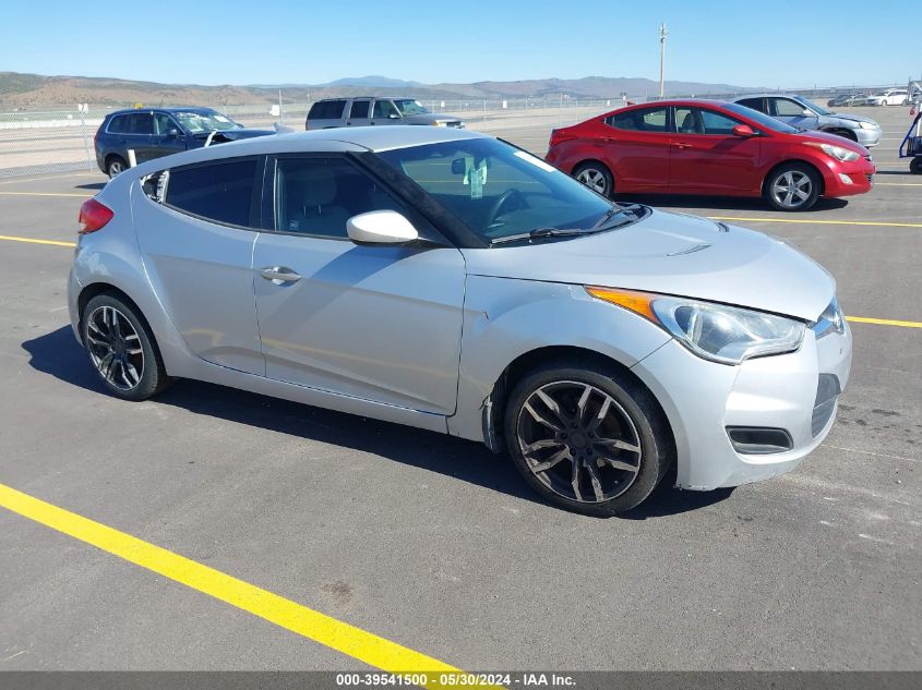 2012 Hyundai Veloster Base W/Gray VIN: KMHTC6AD4CU036789 Lot: 39541500