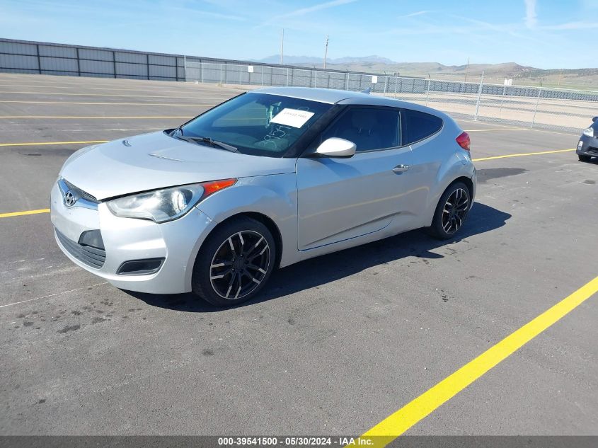 2012 Hyundai Veloster Base W/Gray VIN: KMHTC6AD4CU036789 Lot: 39541500