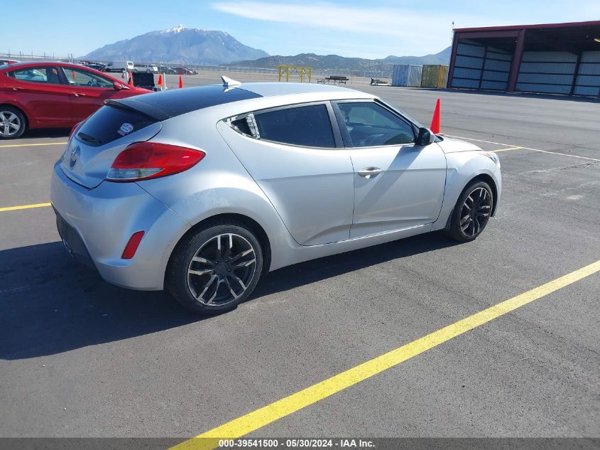 2012 Hyundai Veloster Base W/Gray VIN: KMHTC6AD4CU036789 Lot: 39541500